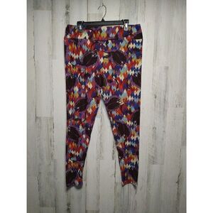 Lularoe Maleficent Dragon Leggings TC2 Diamond Multicolor